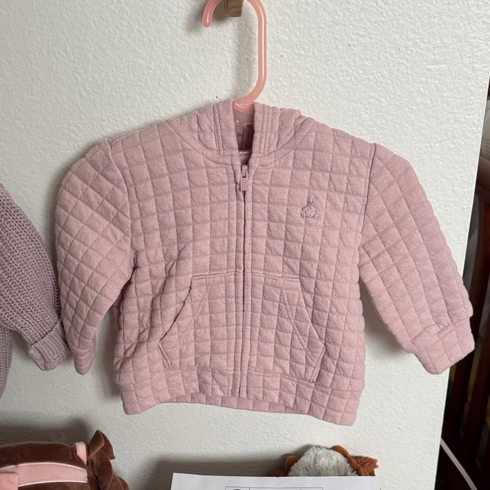 Pink Quilted Baby Jacket